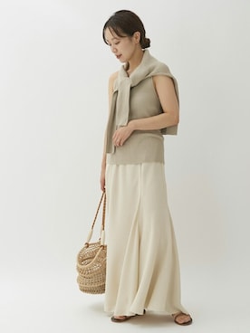 「トーンオントーン」｜midoriさん（レディース・152cm）の冬コーディネート