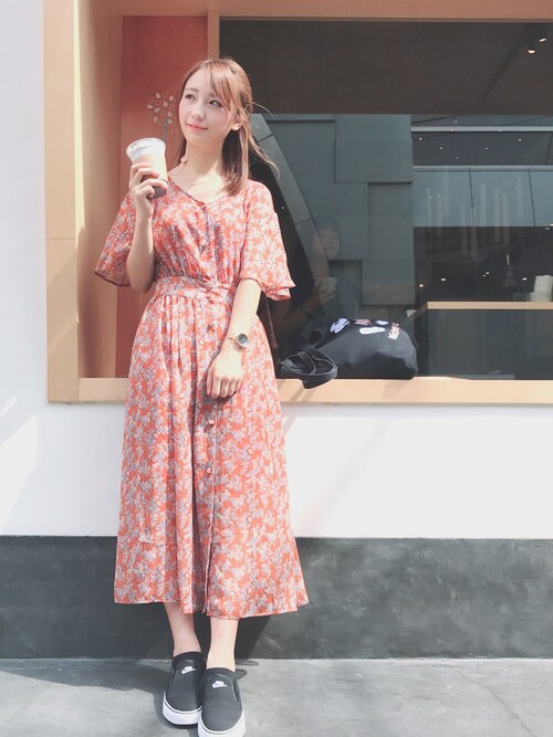 伊藤愛真 Pageboyのワンピースを使ったコーディネート Wear