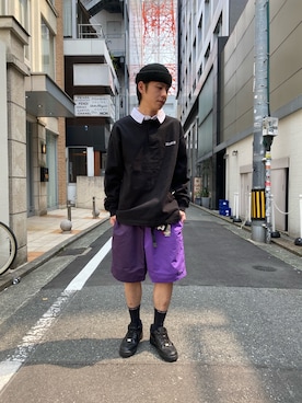 「XLARGE（エクストララージ）のアイテム（財布/小物）」を使った、坂井 優仁さん（メンズ・168cm）の春コーディネート