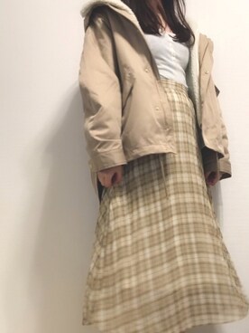 「one after another NICE CLAUP（ワンアフターアナザーナイスクラップ）のアイテム（その他）」を使った、.suzuさん（レディース・162cm）の冬コーディネート