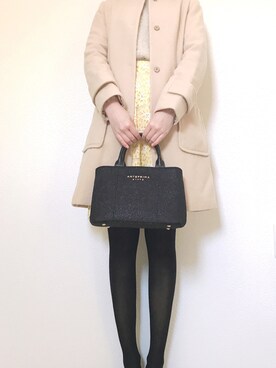 「ROYAL PARTY（ロイヤルパーティー）のアイテム（その他アウター）」を使った、.suzuさん（レディース・162cm）の冬コーディネート