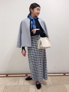 「Marilyn Moon（マリリンムーン）のアイテム」を使った、MIUNAさん（レディース・152cm）の春コーディネート