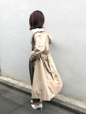 「DRWCYS（ドロシーズ）のアイテム（その他アウター）」を使った、ARISAさん（レディース・160cm）の春コーディネート