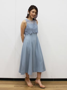 「DRWCYS（ドロシーズ）のアイテム（ドレス）」を使った、ARISAさん（レディース・160cm）の夏コーディネート