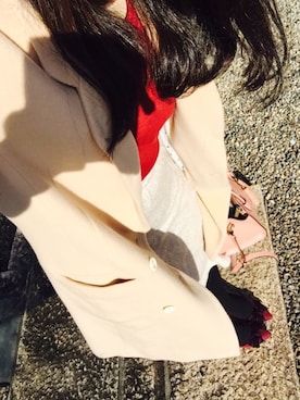 「Le Chione（ルキオネ）のアイテム」を使った、翡翠さん（レディース・162cm）の冬コーディネート