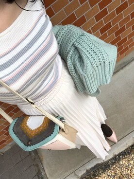 「ボーター」｜翡翠さん（レディース・162cm）の春コーディネート