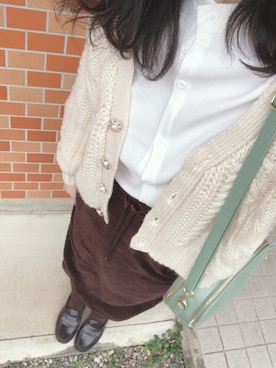 「CEDAR CREST（セダークレスト ）のアイテム」を使った、翡翠さん（レディース・162cm）の冬コーディネート