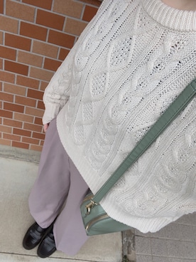 「CEDAR CREST（セダークレスト ）のアイテム」を使った、翡翠さん（レディース・162cm）の冬コーディネート