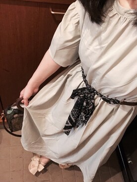 「salus（サルース）のアイテム」を使った、翡翠さん（レディース・162cm）の夏コーディネート