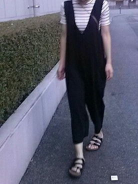 「CHARLES & KEITH（チャールズ & キース）のアイテム（その他）」を使った、MaruKaさん（レディース・165cm）の夏コーディネート