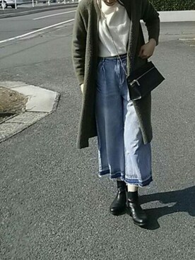 「CHARLES & KEITH（チャールズ & キース）のアイテム（その他）」を使った、MaruKaさん（レディース・165cm）の春コーディネート