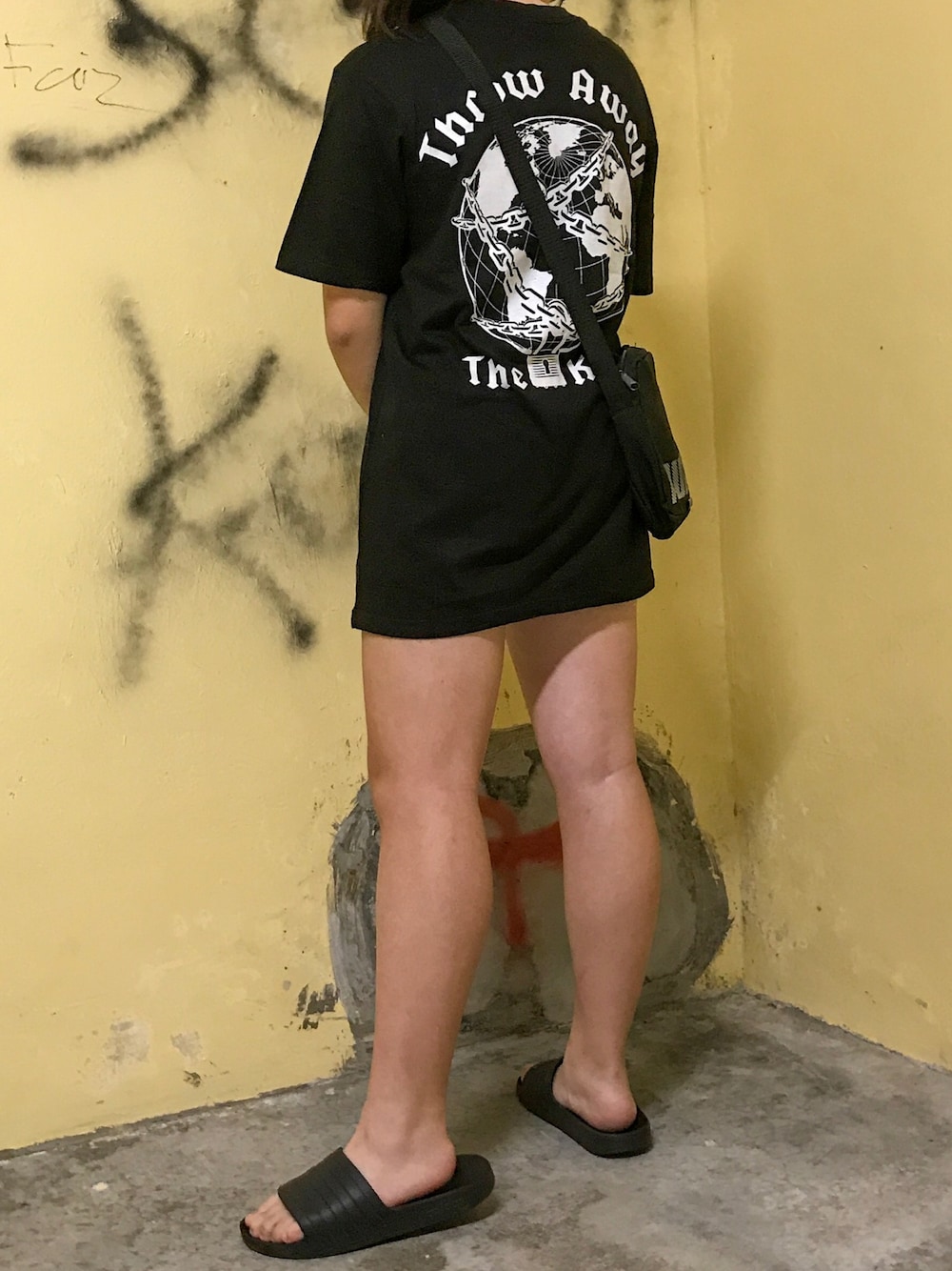 「cotton onのアイテム（Tシャツ/カットソー、ブラック系）」を使った、rt26さん（レディース・158cm）の秋コーディネートの1枚目の写真