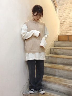 ねねさん（レディース・155cm）の春コーディネート