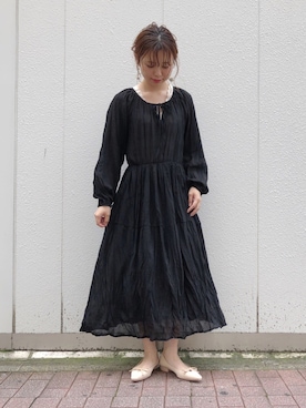 「くしゅくしゅ」｜ねねさん（レディース・155cm）の夏コーディネート