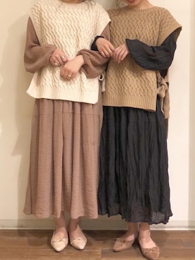 ねねさん（レディース・155cm）の秋コーディネート