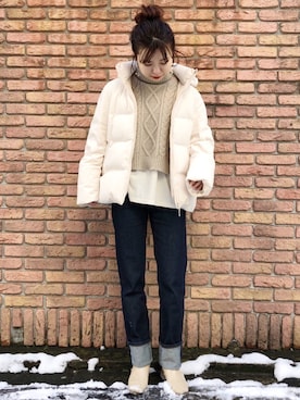 ねねさん（レディース・155cm）の冬コーディネート