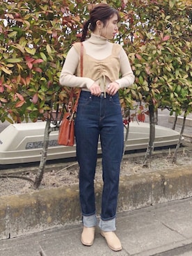 ねねさん（レディース・155cm）の春コーディネート