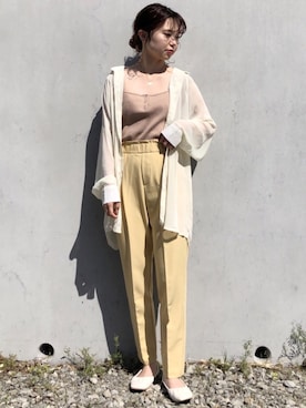 ねねさん（レディース・155cm）の春コーディネート