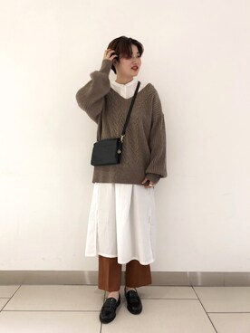 たけえみさん（レディース・165cm）の秋コーディネート