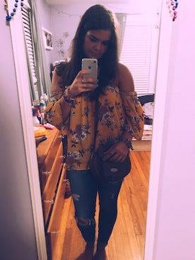 「FRANCESCA（フランチェスカ）のアイテム」を使った、Rachelさん（レディース・173cm）の秋コーディネート