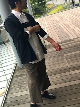 「ROYAL ORDER（ロイヤルオーダー）のアイテム」を使った、Yuuki Mizさん（メンズ・165cm）の秋コーディネート