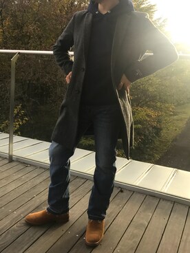 チェスターコートを使った 軽井沢 のメンズ人気ファッションコーディネート Wear