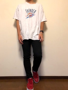 「BASECONTROL（ベースコントロール）のアイテム（アクセサリー）」を使った、Daikiさん（メンズ・177cm）の春コーディネート