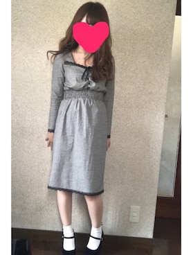 「ドーリー」｜ate ➵♡さん（レディース・155cm）の春コーディネート