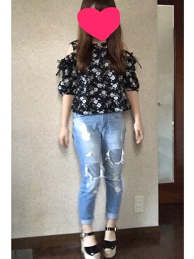 ate ➵♡さん（レディース・155cm）の春コーディネート