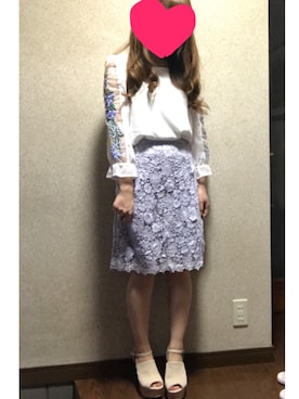 「tocco（トッコ）のアイテム（トップス）」を使った、ate ➵♡さん（レディース・155cm）の夏コーディネート