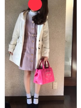 ate ➵♡さん（レディース・155cm）の冬コーディネート