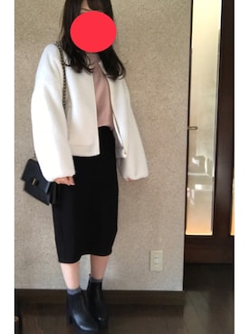 ate ➵♡さん（レディース・155cm）の冬コーディネート