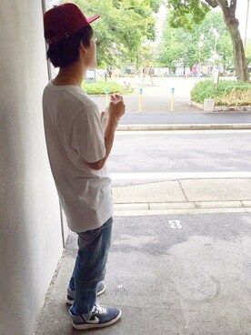 「Deviluse（Deviluse）のアイテム（キャップ）」を使った、STonAtionさん（メンズ・168cm）の秋コーディネート