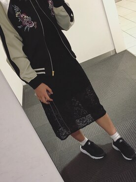 「ドラフトエヴリス」｜「アイテム（ジャケット/アウター）」を使った、tsuguさん（レディース・155cm）の春コーディネート