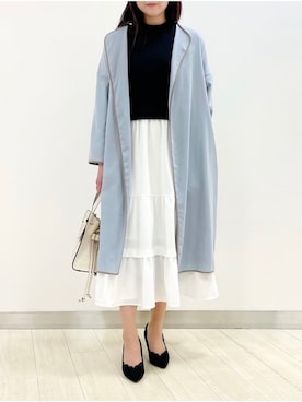 「tocco closet（トッコ　クローゼット）のアイテム（トレンチコート）」を使った、tocco_kudoさん（レディース・165cm）の春コーディネート