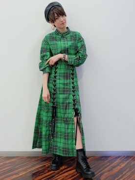 南明奈さん(レディース・162cm)の秋コーディネート