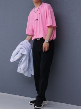 「ADER error」｜「アイテム（アナログ腕時計）」を使った、Takumaさん（メンズ・168cm）の夏コーディネート