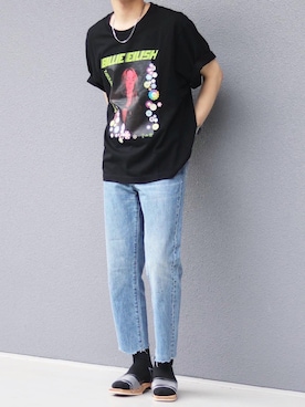 「ADER error（アーダーエラー）のアイテム（レッグウェア）」を使った、Takumaさん（メンズ・168cm）の夏コーディネート