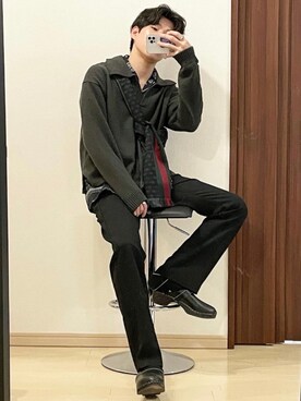 Gucci グッチ のマフラーを使ったメンズ人気ファッションコーディネート Wear