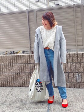 ripoさん（レディース・151cm）の冬コーディネート