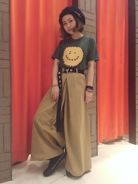 「ロングベルト」｜まみたすさん（レディース・152cm）の夏コーディネート
