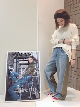 「カーキパンツ」｜まみたすさん（レディース・152cm）の夏コーディネート