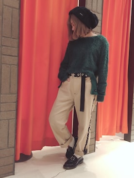 「ロングベルト」｜まみたすさん（レディース・152cm）の秋コーディネート