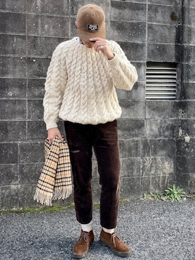 t.kiyomotoさん（メンズ・179cm）の冬コーディネート