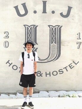 「travel」｜Steven Pengさん（メンズ・180cm）の春コーディネート