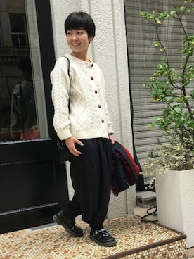 リブイン_フェリシモさん（レディース・150cm・30代）の冬コーディネート