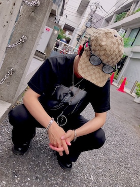 「MURUA（ムルーア）のアイテム」を使った、yさん（メンズ・173cm）の夏コーディネート