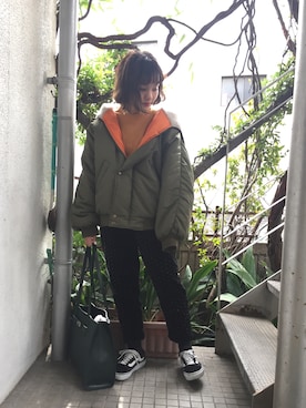 fumiさん（レディース・151cm）の冬コーディネート