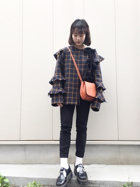 「PLST（プラステ）のアイテム」を使った、fumiさん（レディース・151cm）の春コーディネート