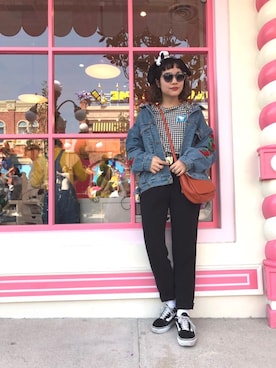 「PLST（プラステ）のアイテム」を使った、fumiさん（レディース・151cm）の春コーディネート